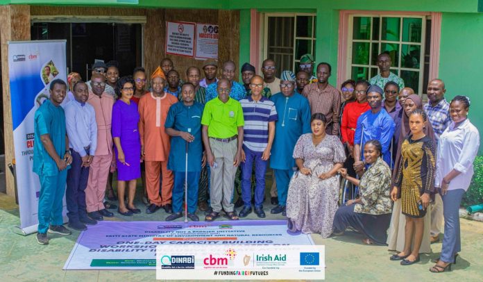 A cross section of the participants at the Duty Bearer Training by DINABI in collaboration with Government of Ekiti State, Nigeria. Ministry of Environment
