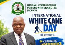 White Cane Day: NCPWD Boss Reaffirms Commitment to Inclusion, Calls for Respect for Blind Persons